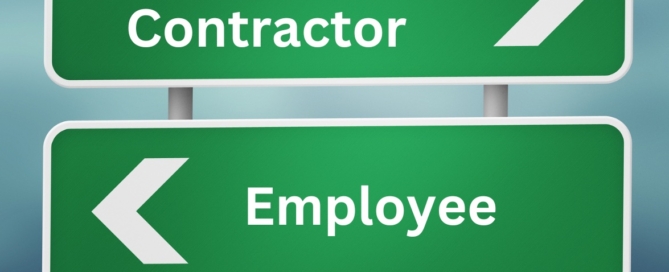 independent contractor or employee sign